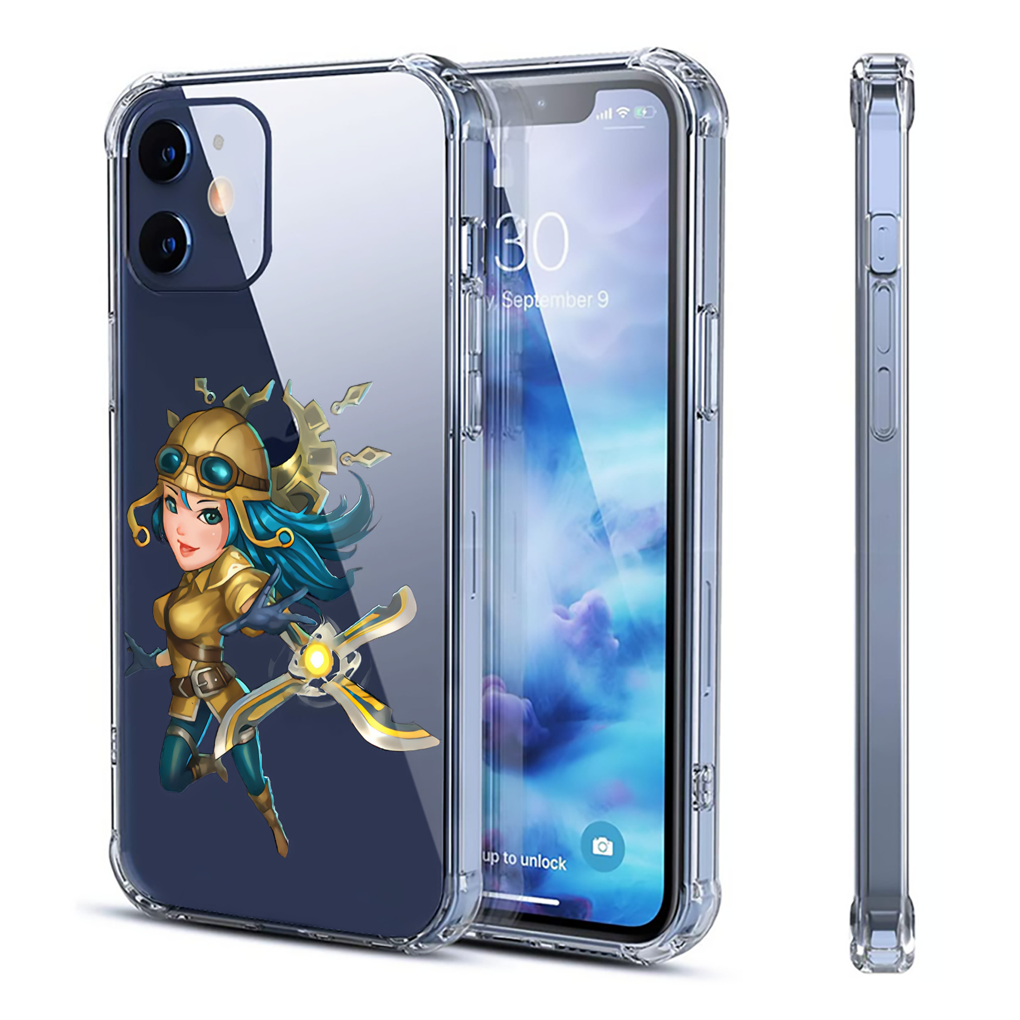 （画像用） リーグ・オブ・レジェンド League of Legends LOL 【iPhone 12シリーズ対応】透明スマホケース（クリアソフトケース）